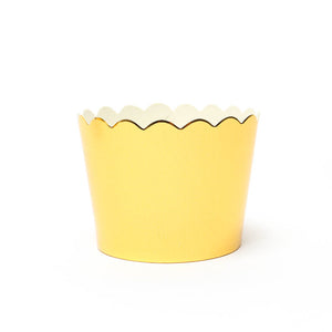25PK Papyrus and Co Foil Card Baking Cups - Gold 44mm