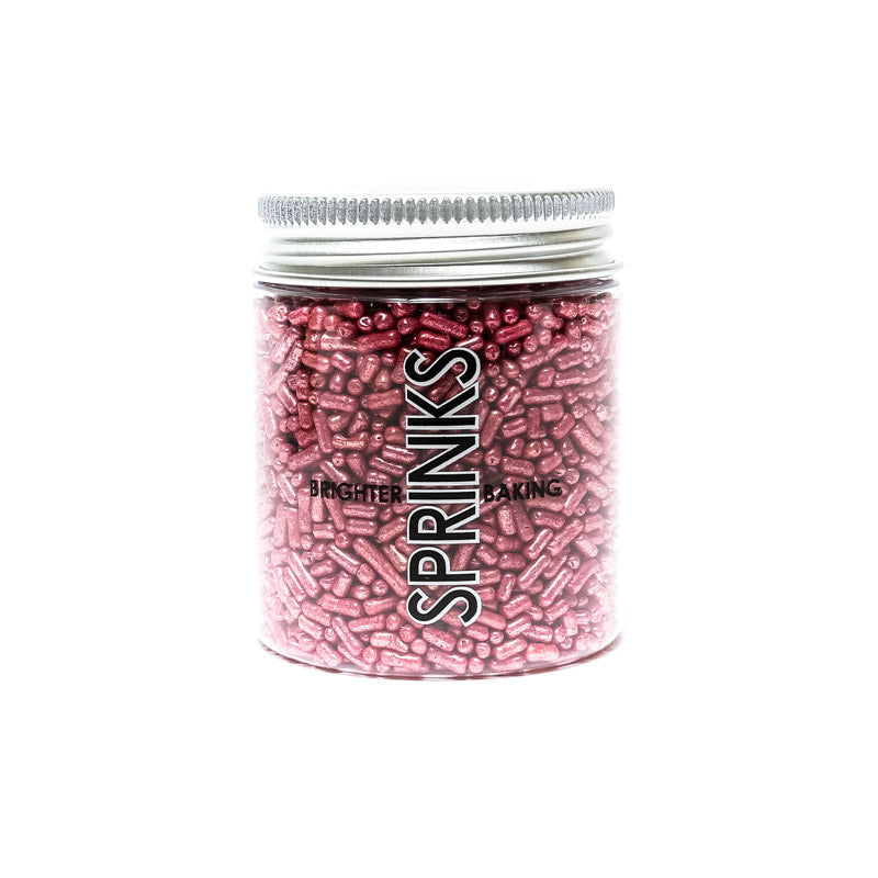 85g Sprinks 1mm Jimmies - Metallic Pink