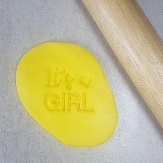 Custom Cookie Cutters Embosser - It's a Girl.