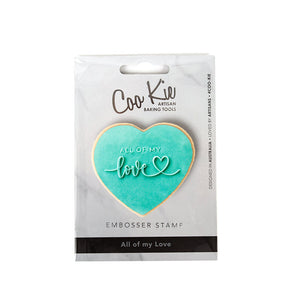 COO KIE Embosser Stamp - All my love