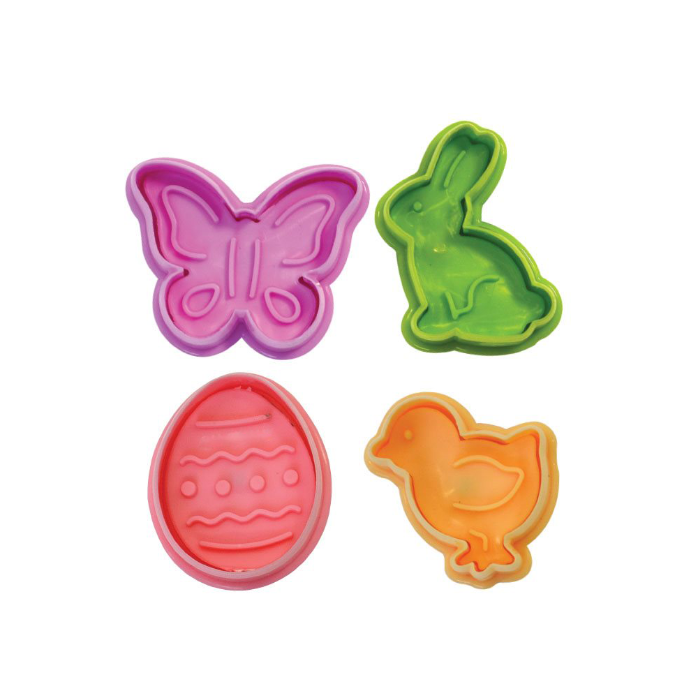 4PC Easter Plunger Cutter Set