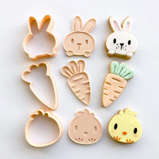 Little Biskut - Easter Mini Cutter and Embosser Set.