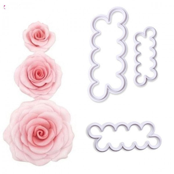 3PC Cutter Set - Easy Rose.