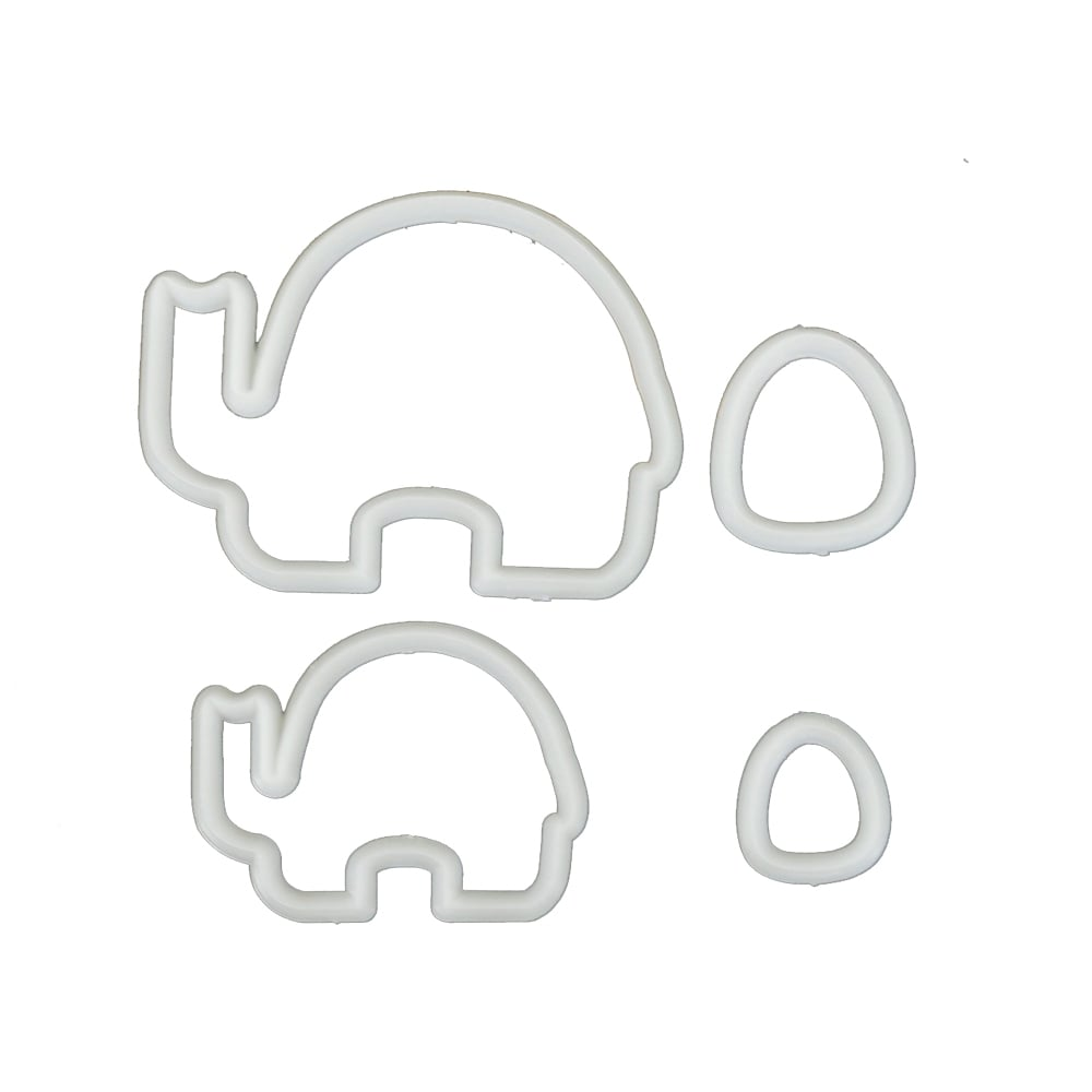2PC Elephant Cutter Set