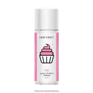 Cake Craft 400ml Spray Butter Velvet - Pink *Express Shipping N/A for Aerosol Cans*