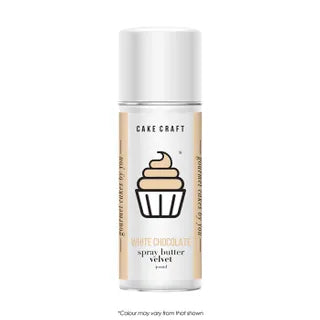 Cake Craft 400ml Spray Butter Velvet - White Chocolate*Express Shipping N/A for Aerosol Cans*