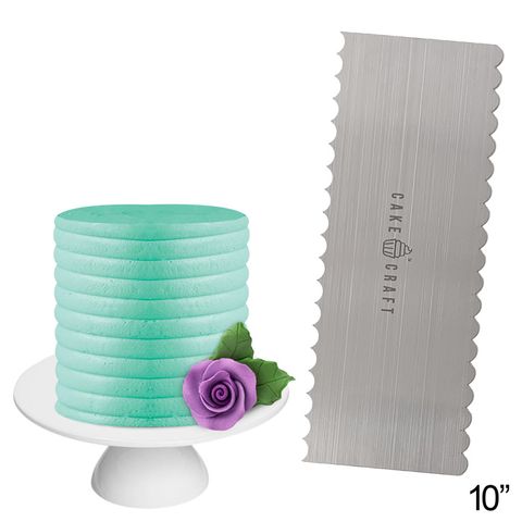 Cake Craft Scraper - Buttercream Comb Curve