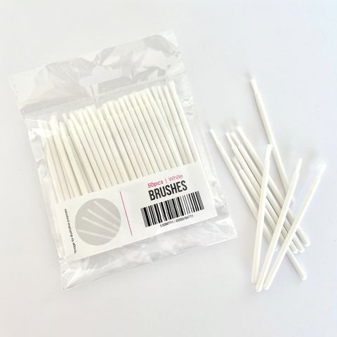 Brushes White - 50 PCS