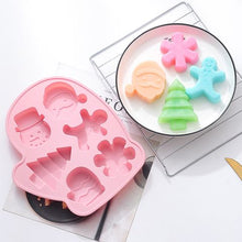 6PC Christmas Mitten Assorted Silicone Mould