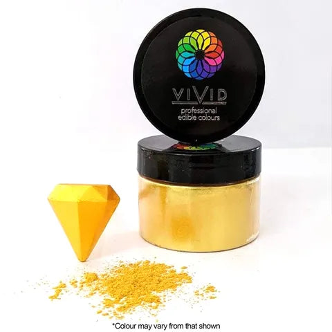 Vivid Edible Metallic Dust - Super Gold 50g