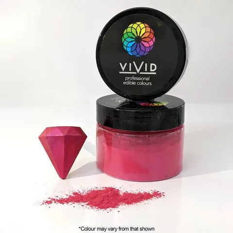 Vivid Edible Metallic Dust - Magenta 50g