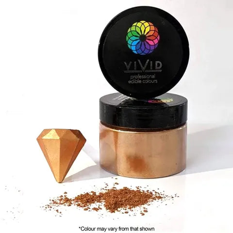 Vivid Edible Metallic Dust - Antique Gold 50g