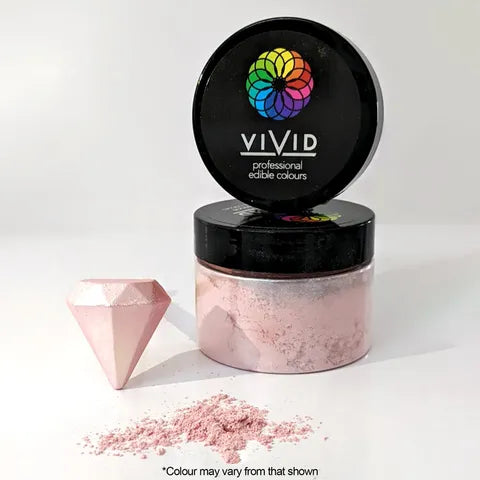 Vivid Edible Metallic Dust - Blush 50g