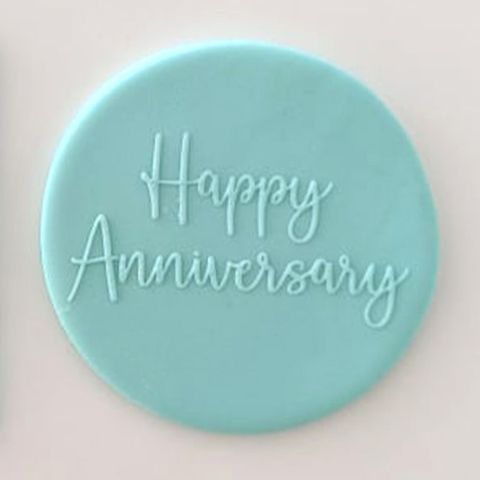 Create-a-Cutter - Happy Anniversary Debosser