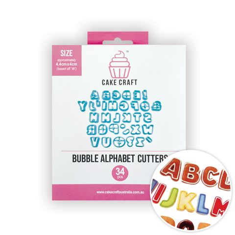 Alphabet Cutters - Bubble Font.