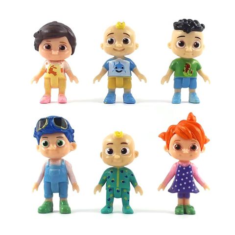 6PC Coco Melon Figurine Set