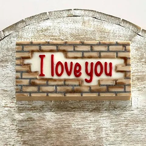 BWB - I Love You Brick Bar 3PC Chocolate Mould.