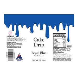 Cake Craft Chocolate Drip 250g - Royal Blue