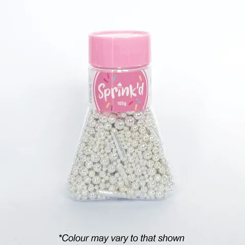 Sprink'd Silver Metallic Mix 100g.