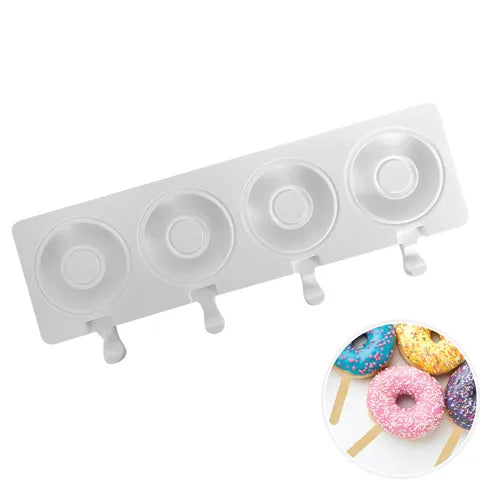 Donut Popsicle Silicone Mould.