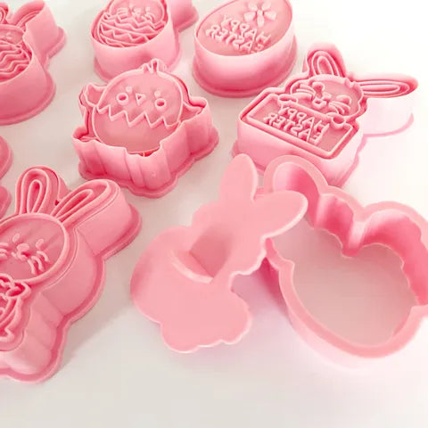 Cake Craft Easter Cookie Cutters - 8 Piece Set.