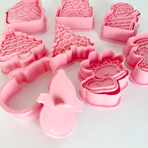 Christmas Cookie Cutters - 8 Piece Set