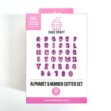 Cake Craft Alphabet and Number Cutter Set 35 pcs