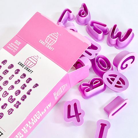 Cake Craft Alphabet and Number Cutter Set 35 pcs.