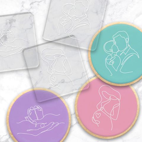 Create-a-Cutter - New Baby Set of 3 Debosser