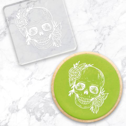 Create-a-Cutter - Skull and Roses Debosser