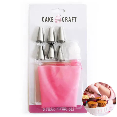 Cake Craft 8 Piece Piping Set