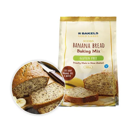 500g Bakels Gluten Free Banana Bread Mix *Past Best Before*.