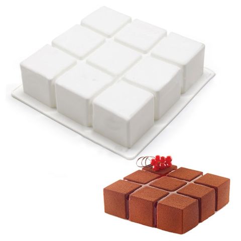 Single Sided Rubix Cube Silicone Mould