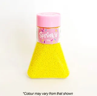 Sprink'd Sugar Balls - Yellow 2mm 130g