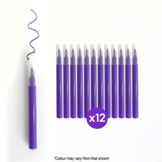 12PK Mini Edible Markers - Purple