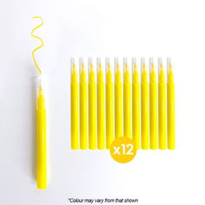 12PK Mini Edible Markers - Yellow