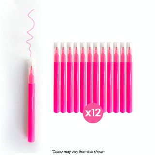 12PK Mini Edible Markers - Pink