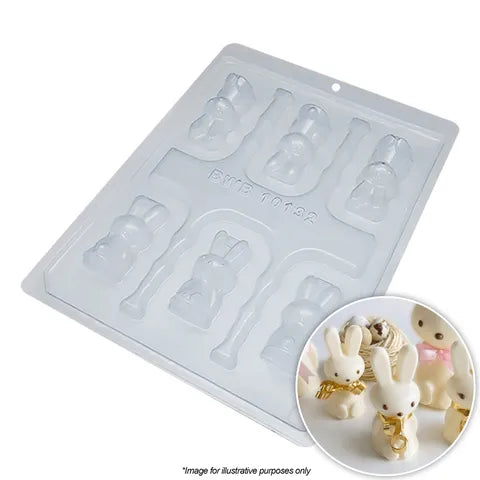 BWB Mini Easter Bunnies Mould - 3 PC