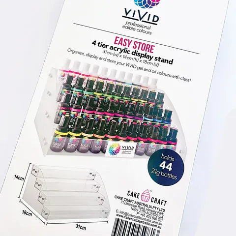 Vivid Easy Store - 4 Tier Acrylic Gel Stand