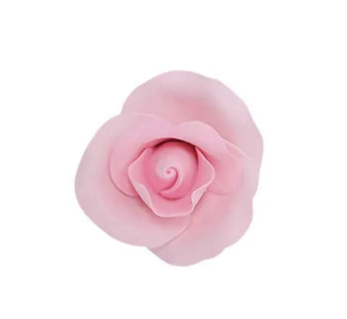 Cake Craft Single Sugar Flower - Pink Medium Rose