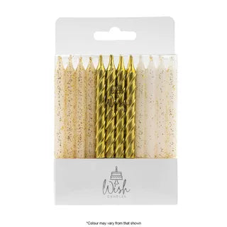 Wish 24PK Spiral Mix - Gold.