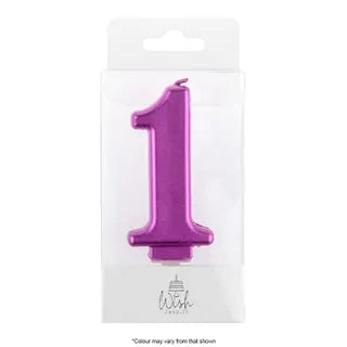 Wish Pink Number Candle - 1