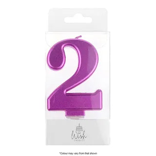 Wish Pink Number Candle - 2