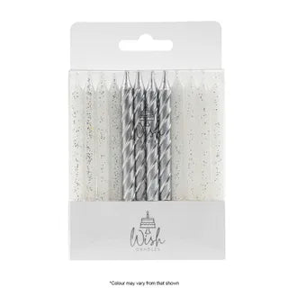 Wish 24PK Spiral Mix - Silver.