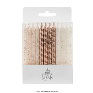 Wish 24PK Spiral Mix - Rose Gold.