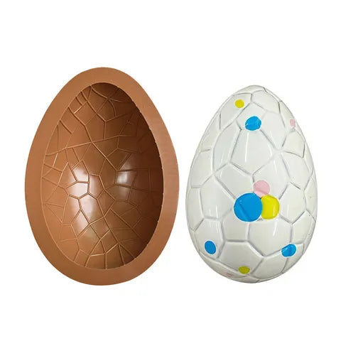 Cake Craft Silicone Mould - Large Traditional Egg.