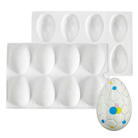 Cake Craft Silicone Mould - Small Traditional Egg.