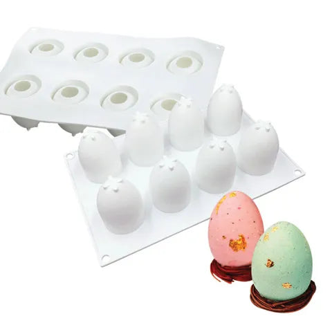 Cake Craft Silicone Mould - Small Plain Egg.