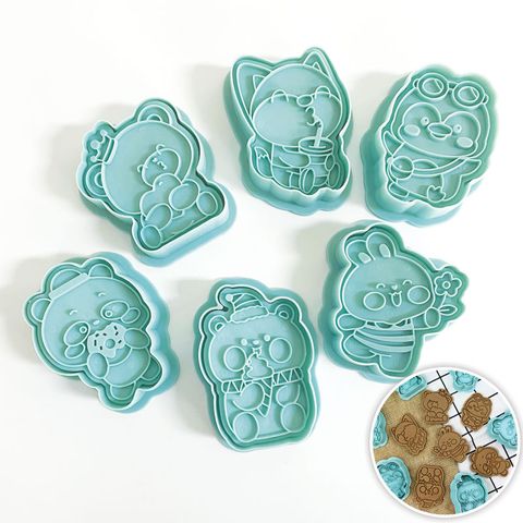 Cake craft Cute Animals Cookie Cutters - 6 Piece Set.