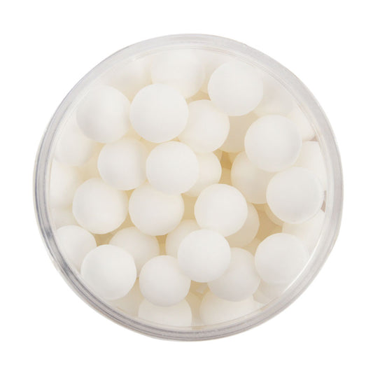 65g Sprinks 8mm Cachous - Matte White.